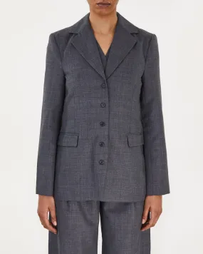 The Garment   Blazer Windsor  Grey melange 